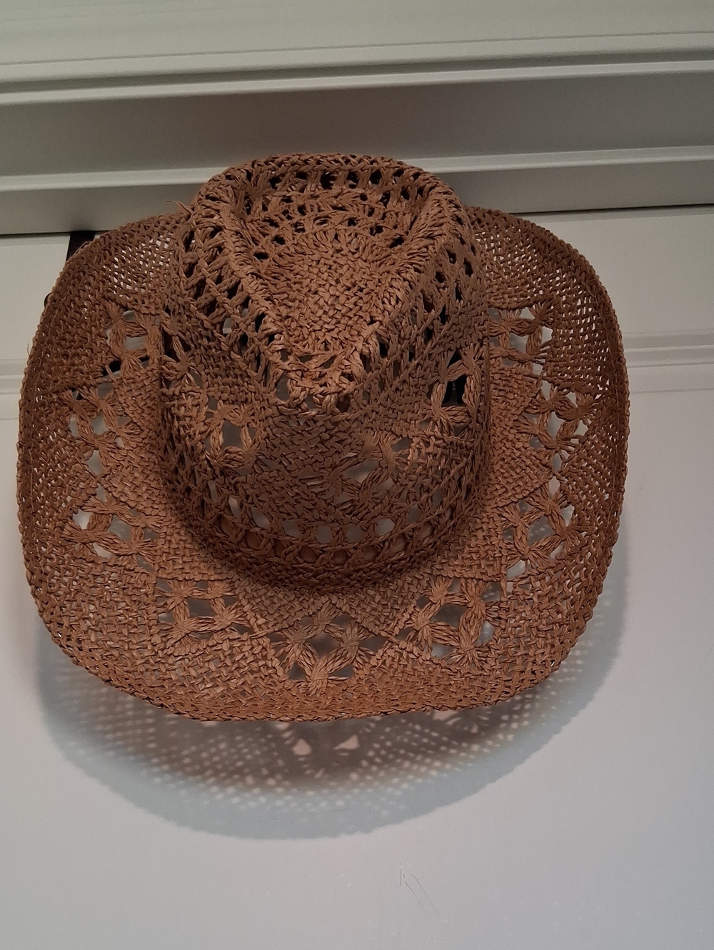 Brown Woven Straw Cowboy Hat - Women Accessories